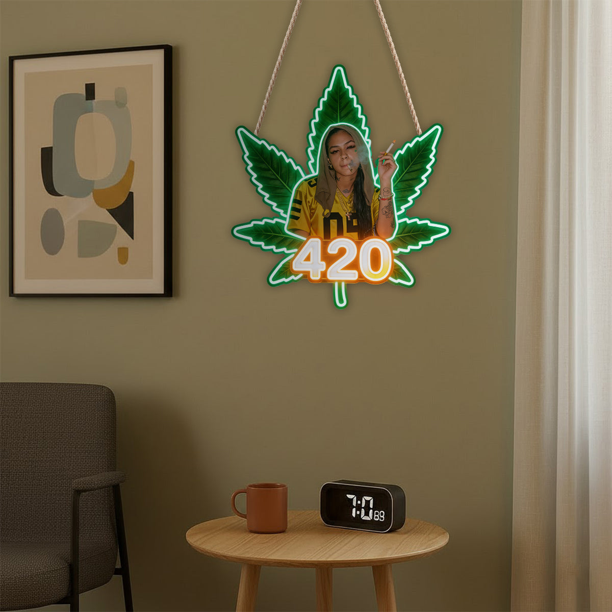 Lumière Néon High Life - Enseigne LED Personnalisée en Acrylique