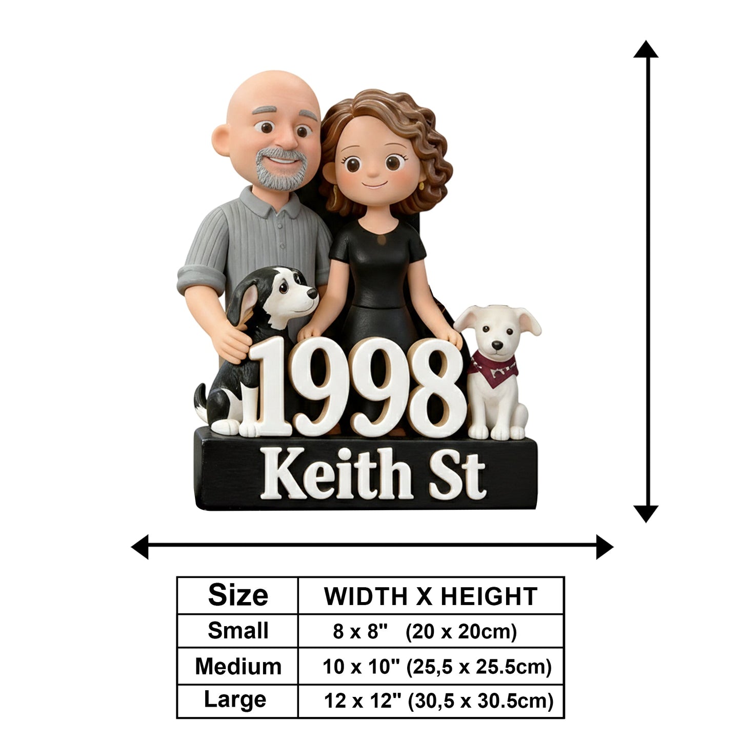 House Number Plate - Personalized Family Wooden Wall Mount Sign