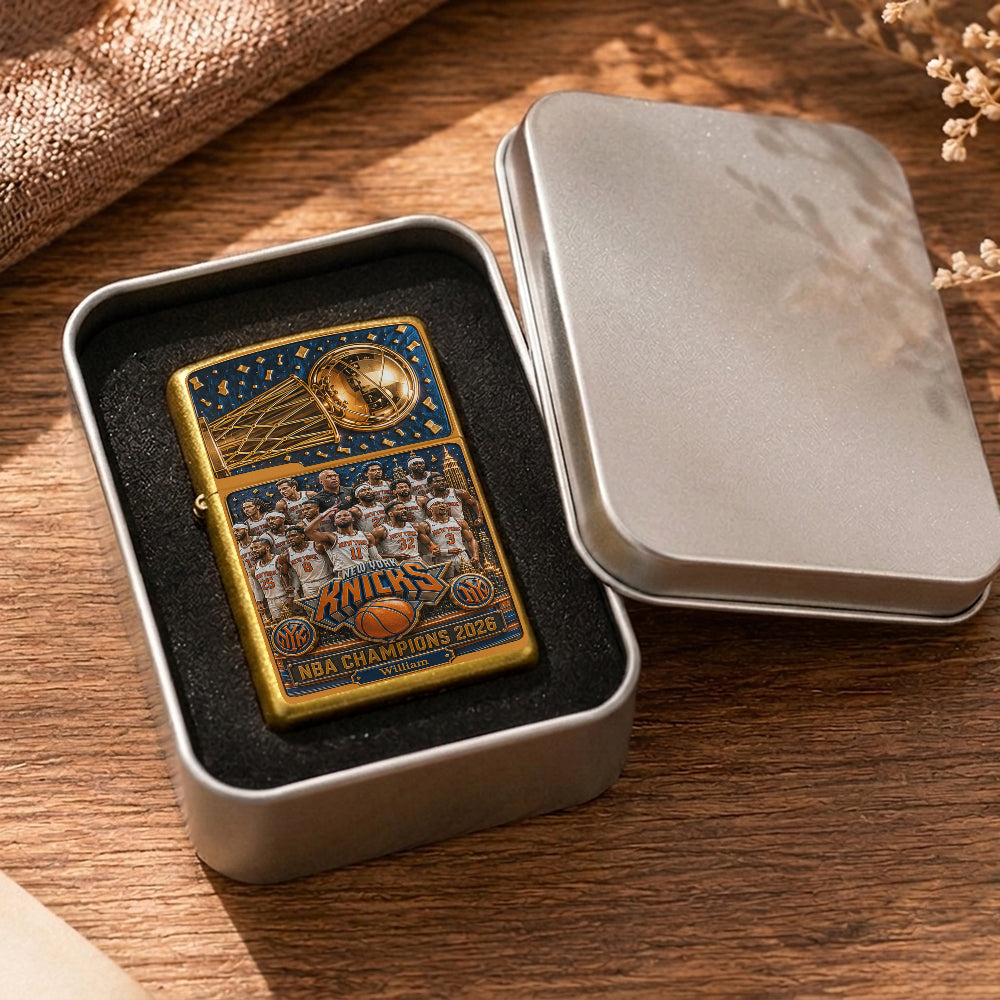 New York Basketball Champions - Personalized Trending Lighter
