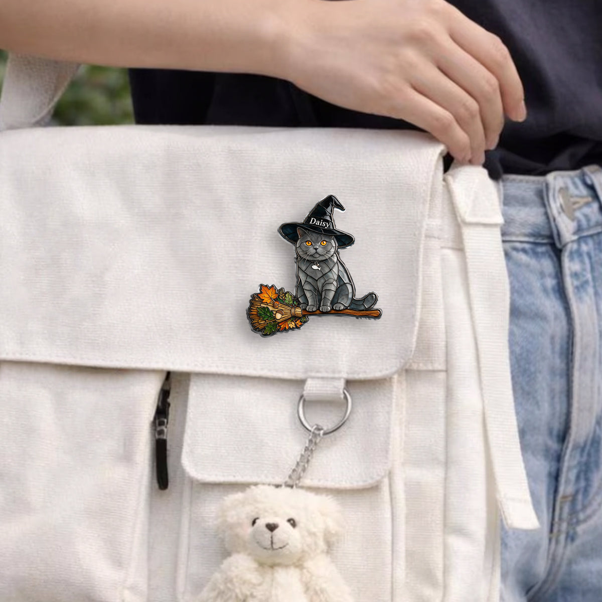Halloween Vibes - Personalized Dog 3D Embossed Enamel Pin