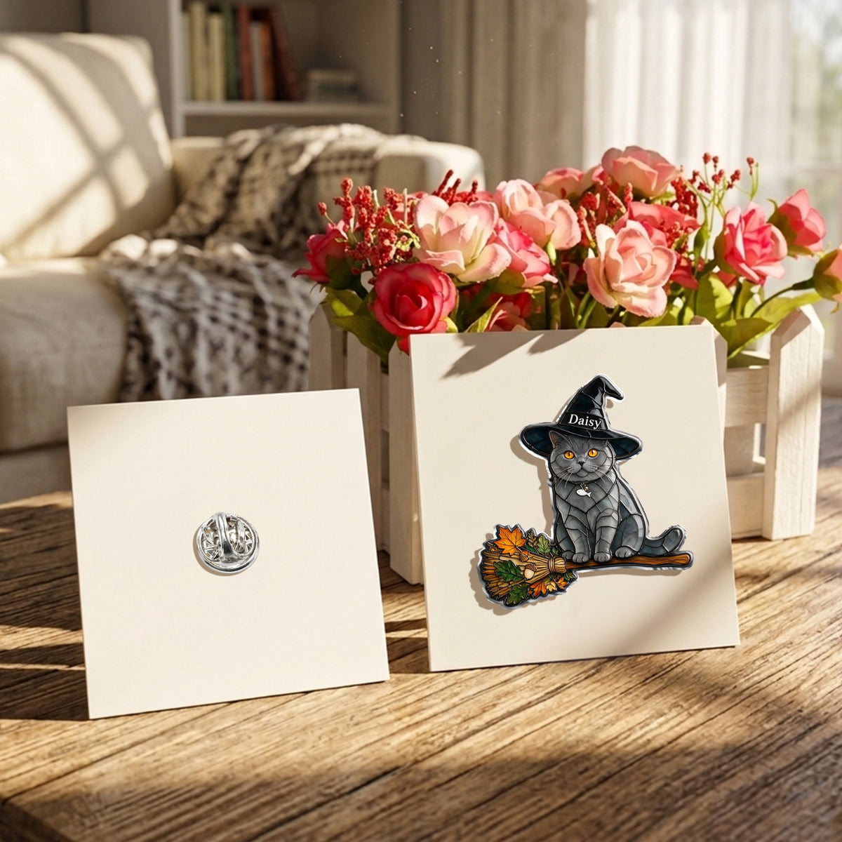 Halloween Vibes - Personalized Dog 3D Embossed Enamel Pin