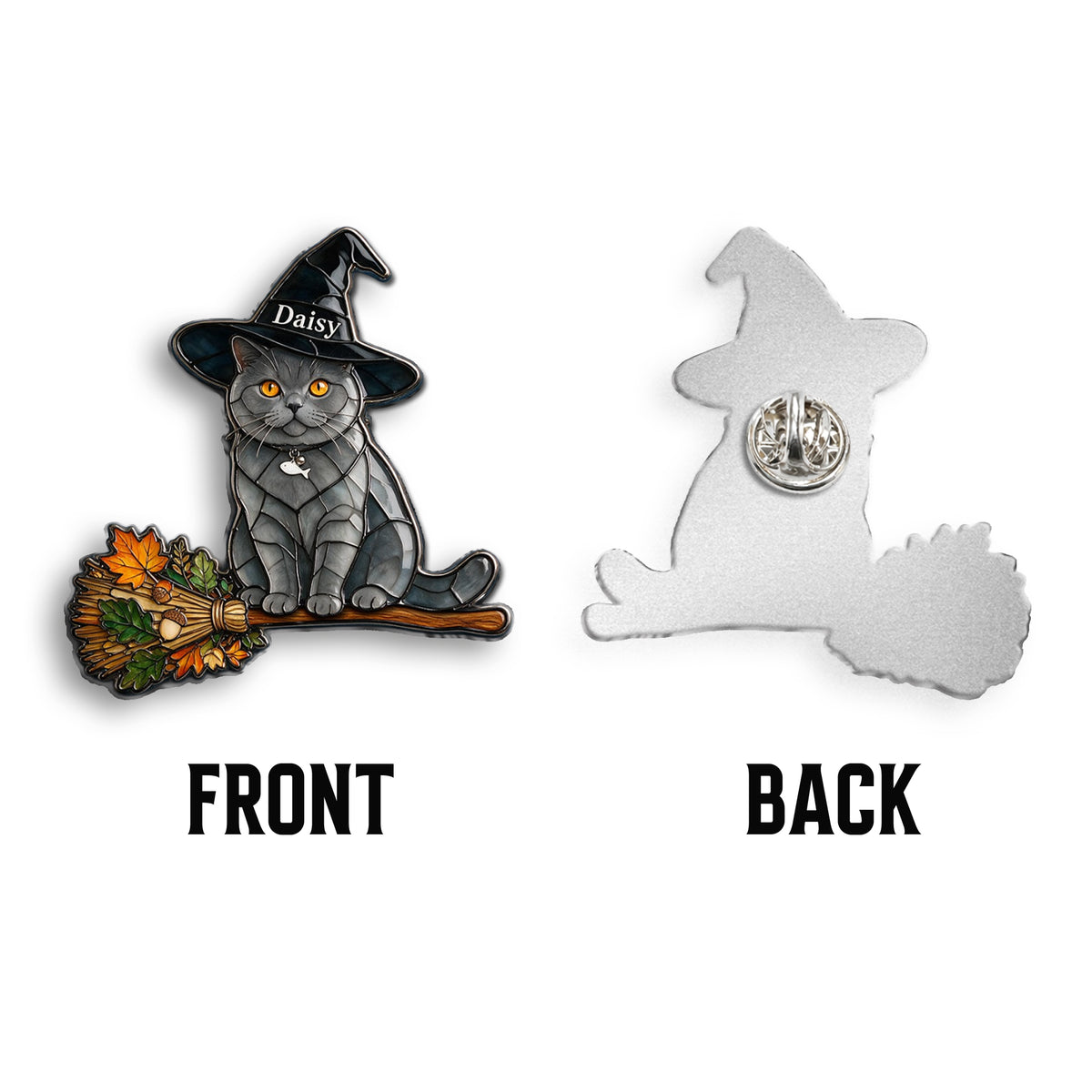 Halloween Vibes - Personalized Dog 3D Embossed Enamel Pin