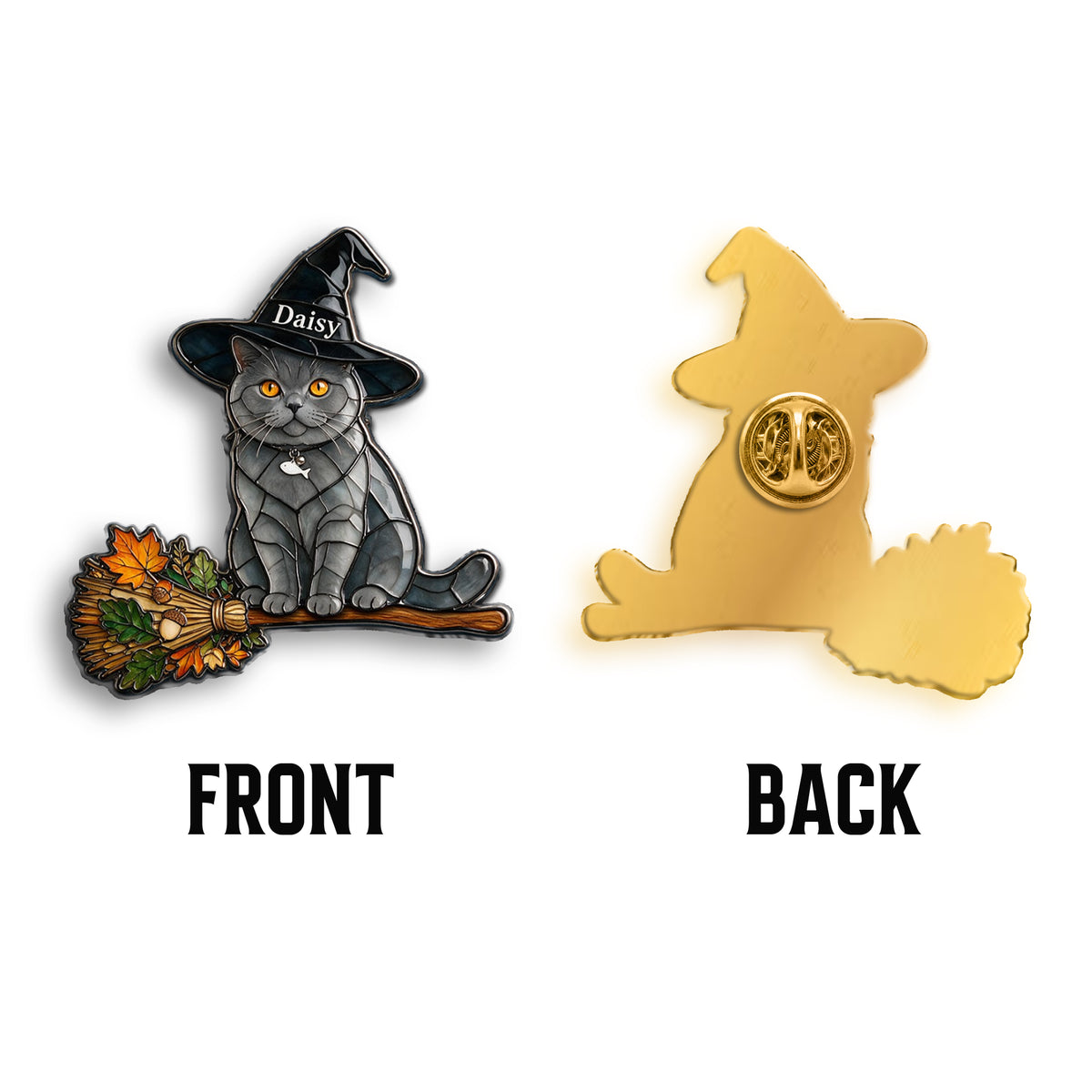 Halloween Vibes - Personalized Dog 3D Embossed Enamel Pin