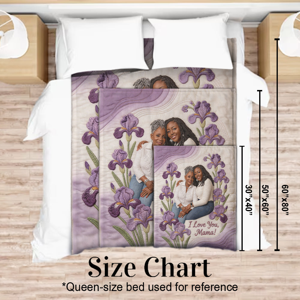 Custom Any Photo Perfect Gift For Mom, Grandma - Personalized Mother Blanket