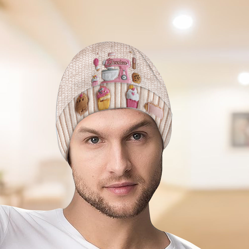 Baking Is My Love - Personalized Baking Beanie Hat