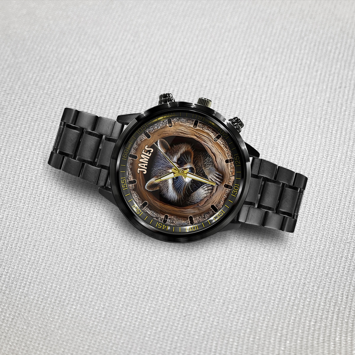 Adorable Raccoon - Personalized Raccoon Hand Watch