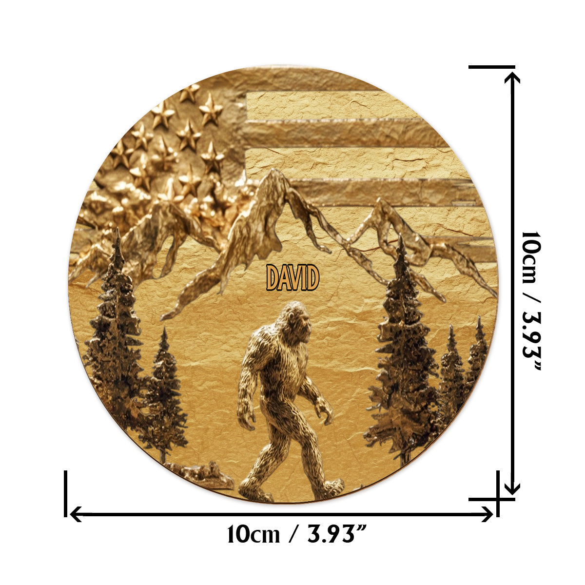 Sasquatch - Personalized Whisky Whiskey Glass