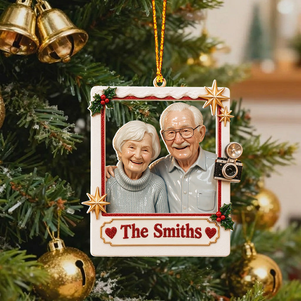 Christmas Decor, Couple Gift, Christmas Gift Idea - Personalized Couple Premium 3D Ornament