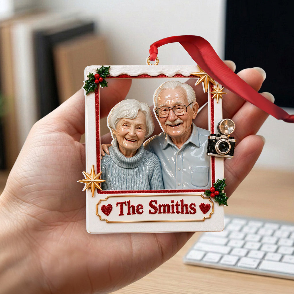 Christmas Decor, Couple Gift, Christmas Gift Idea - Personalized Couple Premium 3D Ornament