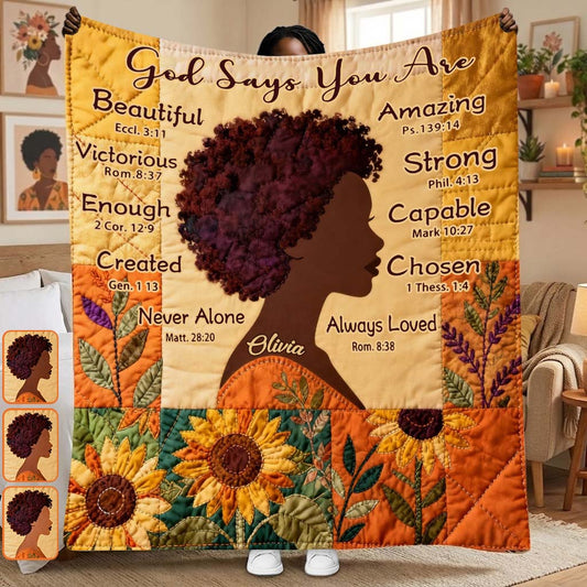 Reine Noire - Couverture afro-américaine personnalisée