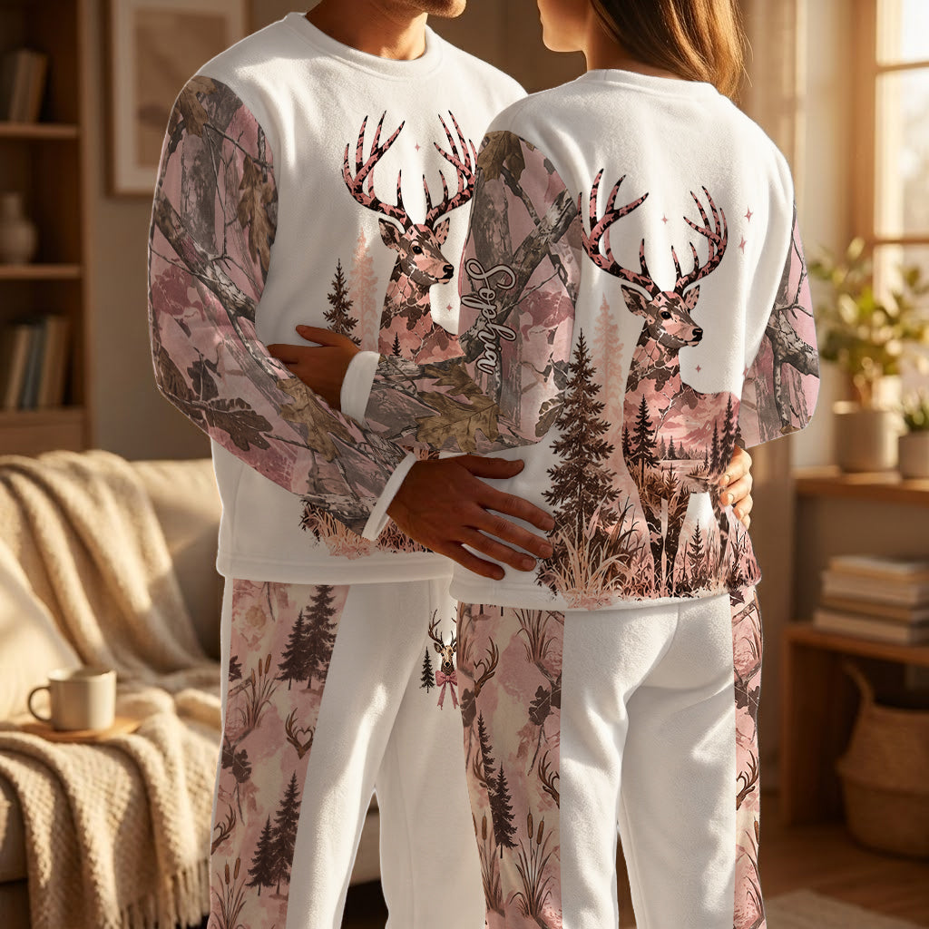 Country Girl - Personalized Hunting Fleece Lounge Set
