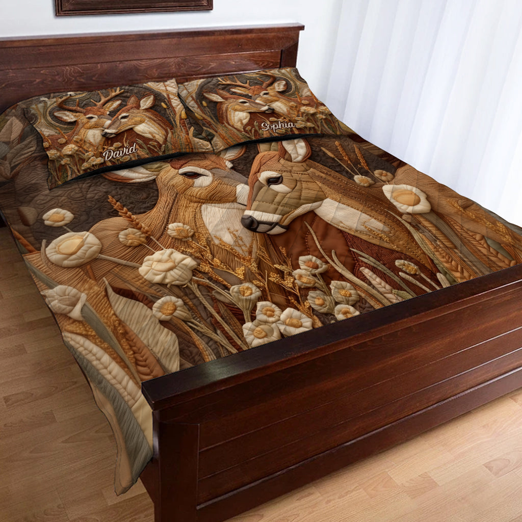 You & Me We Got This - Personalized Hunting Quilt Set