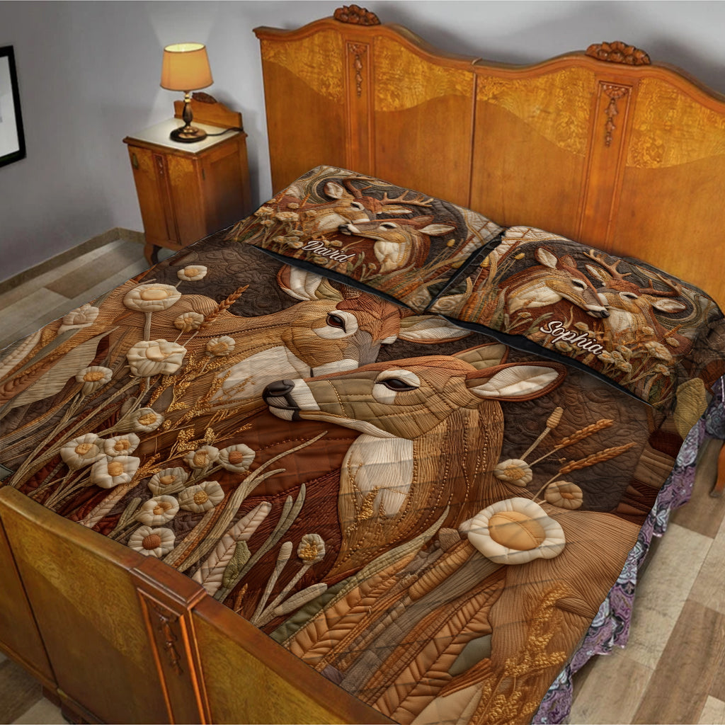 You & Me We Got This - Personalized Hunting Quilt Set