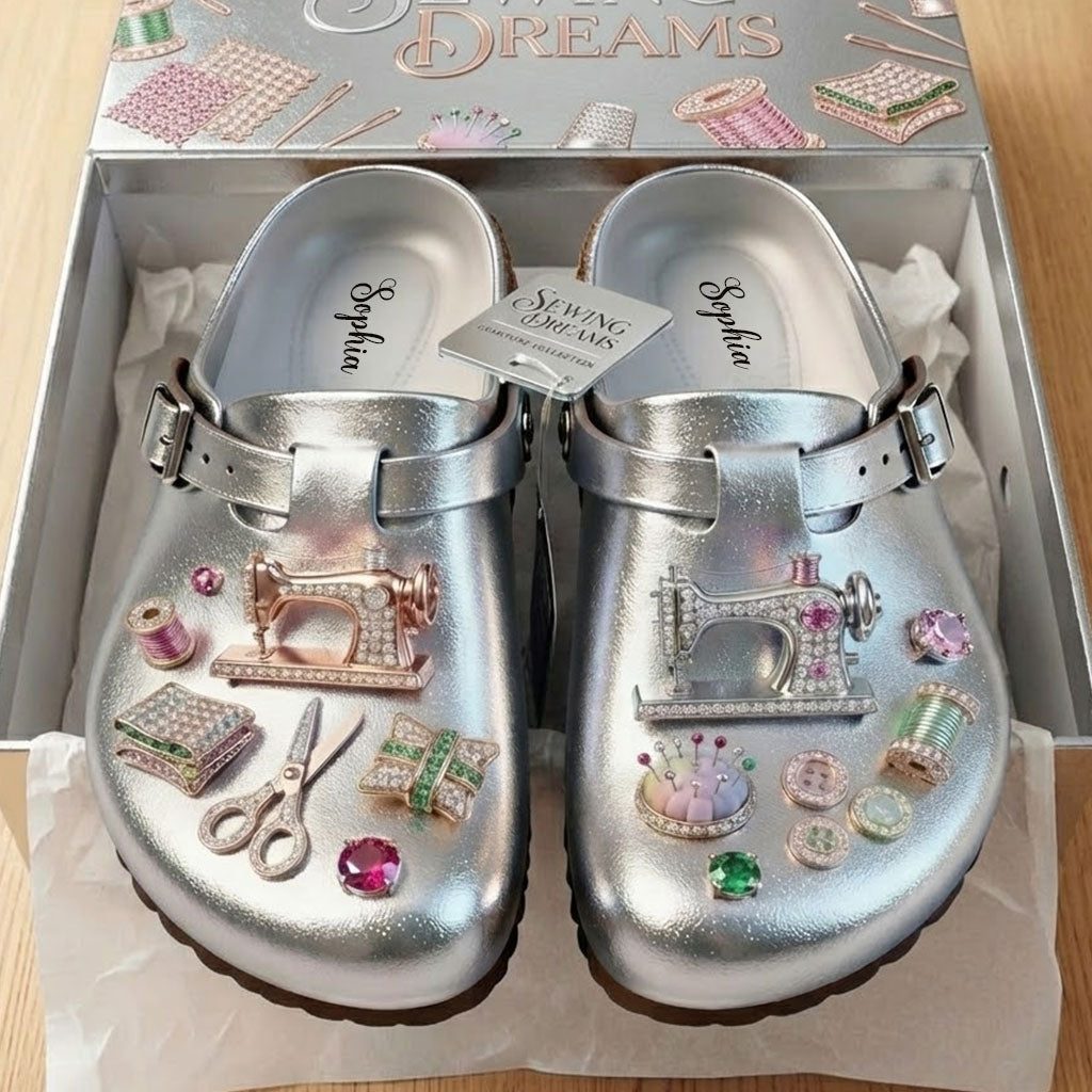Love Sewing - Personalized Sewing Clogs With Arch Support