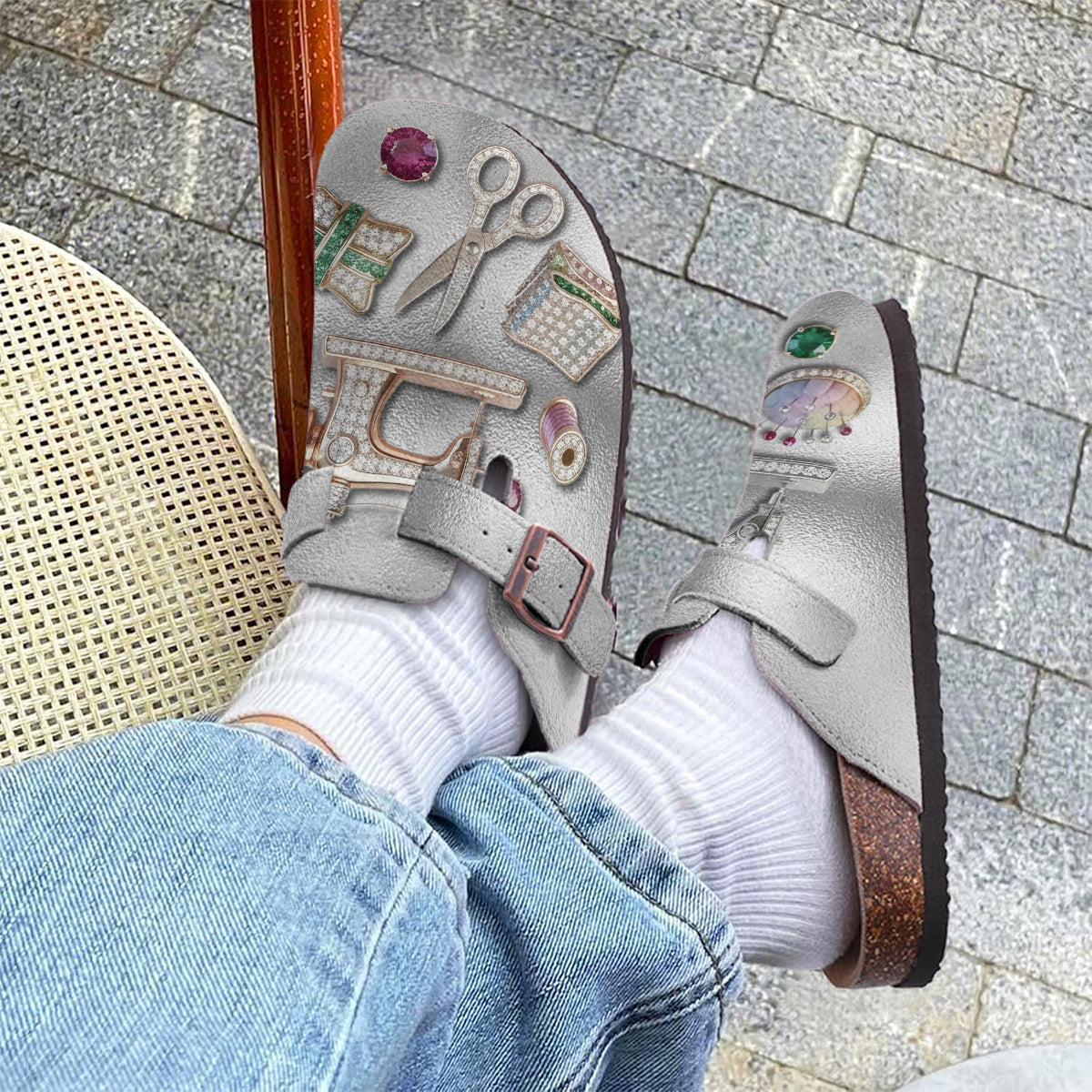 Love Sewing - Personalized Sewing Clogs With Arch Support
