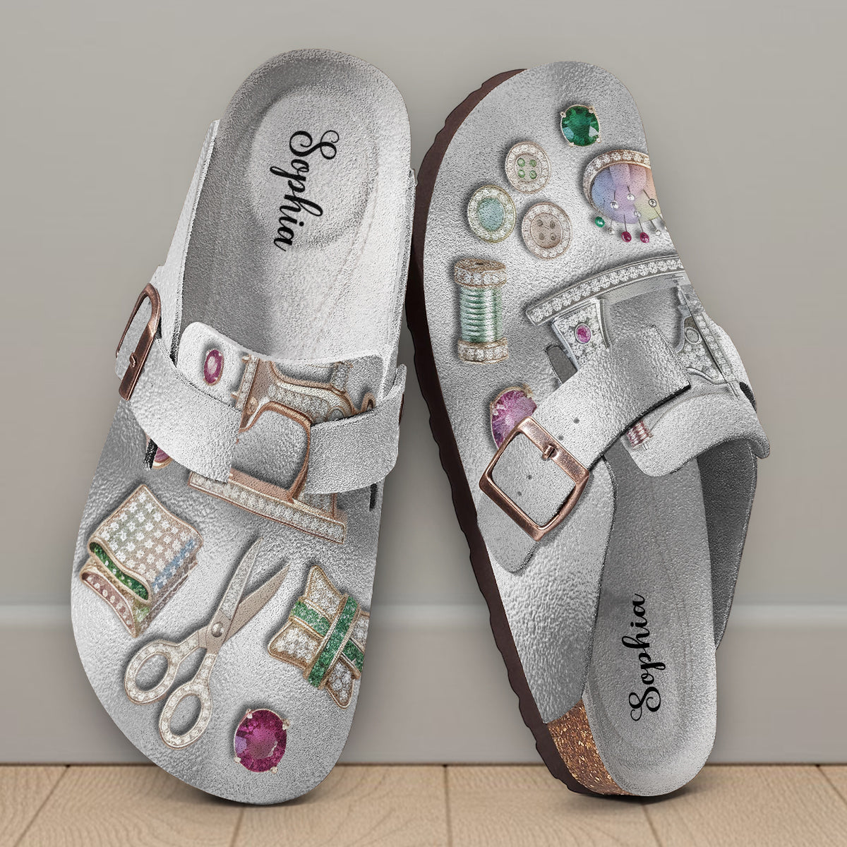 Love Sewing - Personalized Sewing Clogs With Arch Support