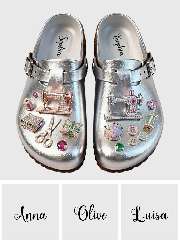Love Sewing - Personalized Sewing Clogs With Arch Support