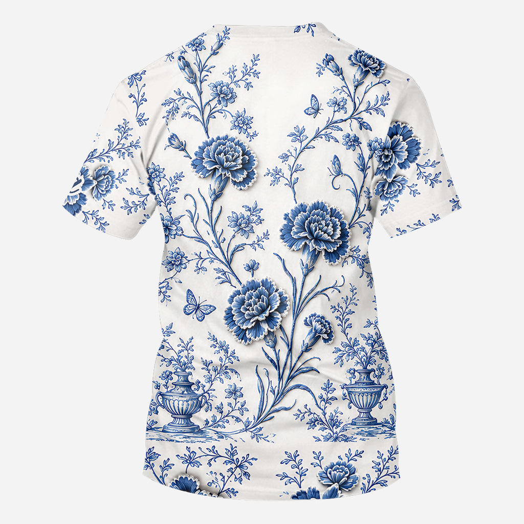 Birth Flower - Personalized Self Love All Over Shirt