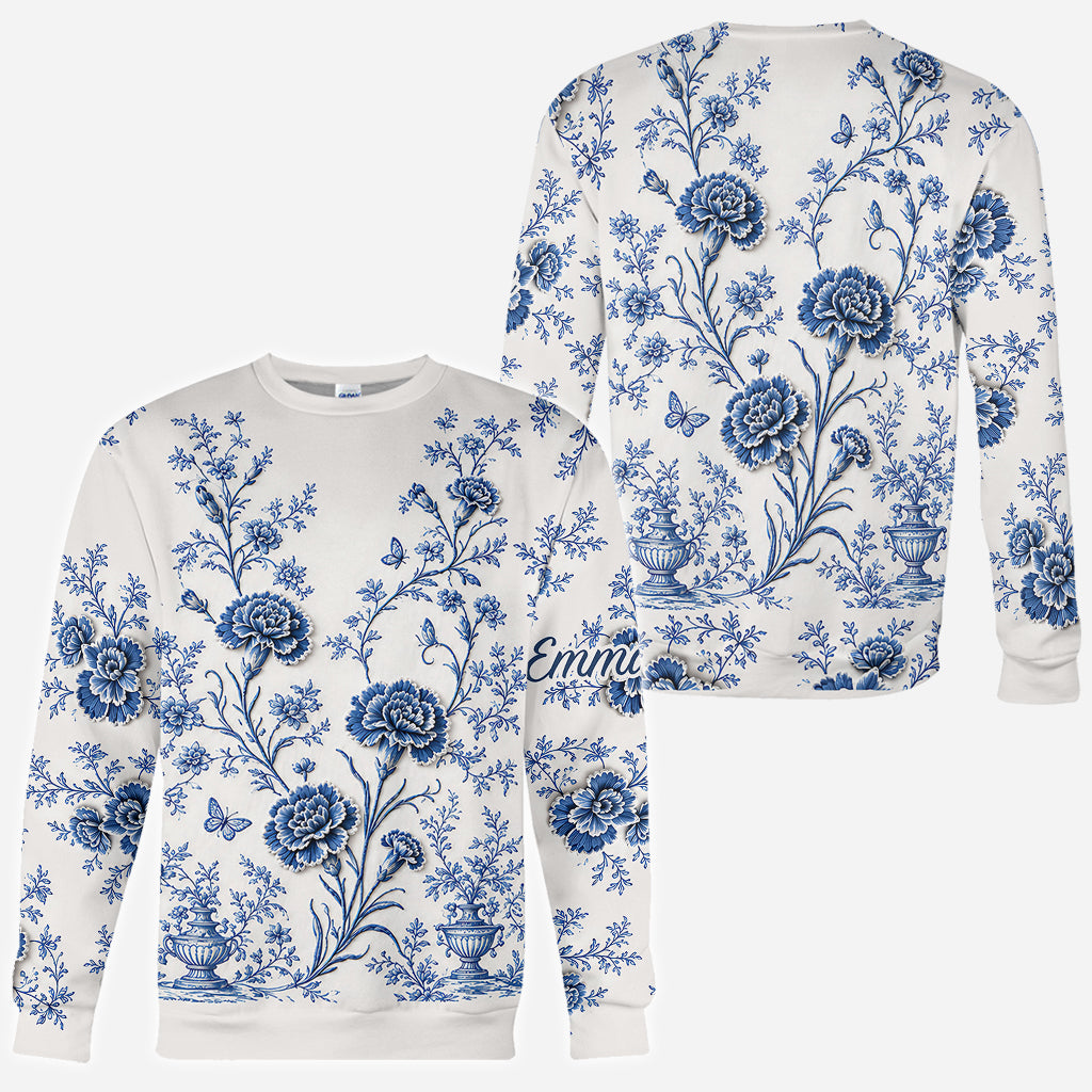 Birth Flower - Personalized Self Love All Over Shirt