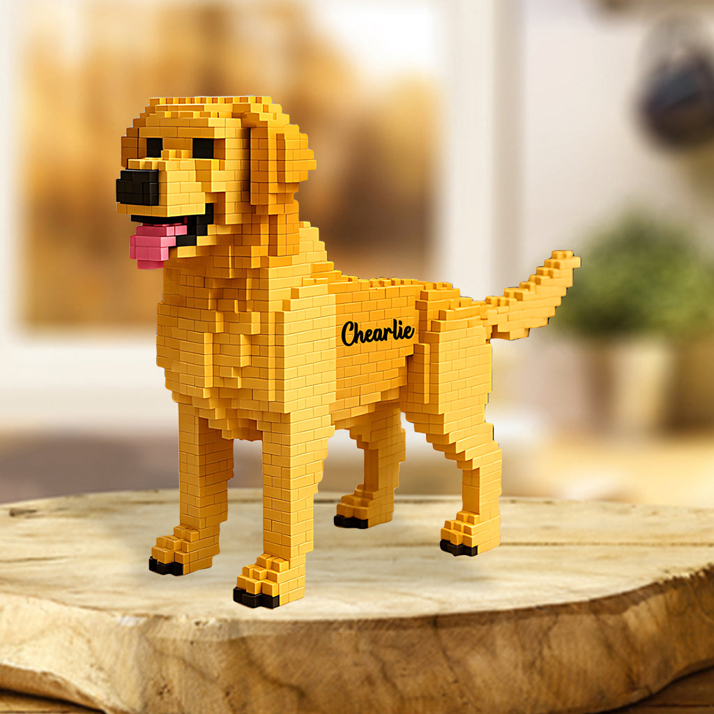 Transform Into Building Block - Personalized Dog Custom Shaped Acrylic Plaque