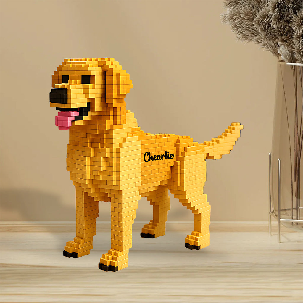 Transform Into Building Block - Personalized Dog Custom Shaped Acrylic Plaque