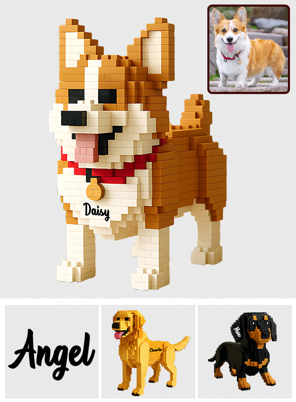 Transform Into Building Block - Personalized Dog Custom Shaped Acrylic Plaque
