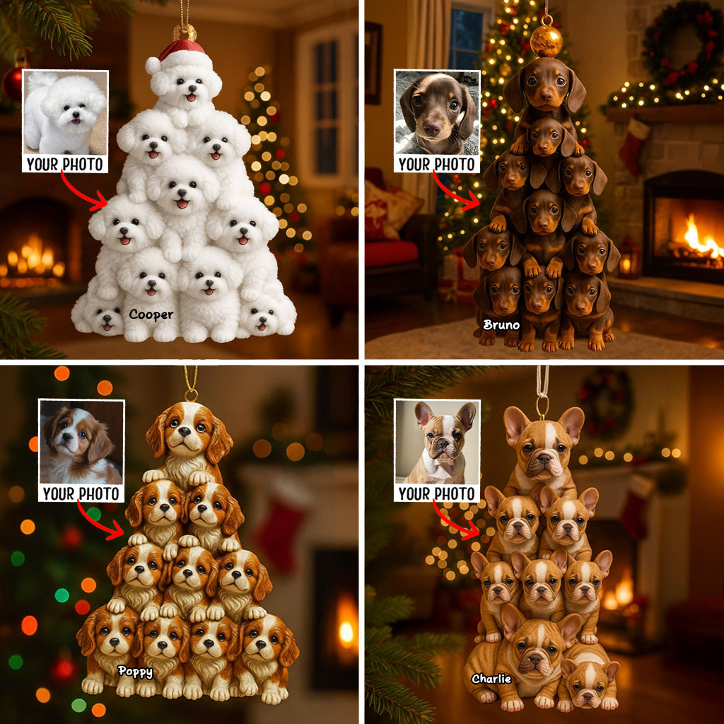 Christmas Dog - Personalized Dog Ornament