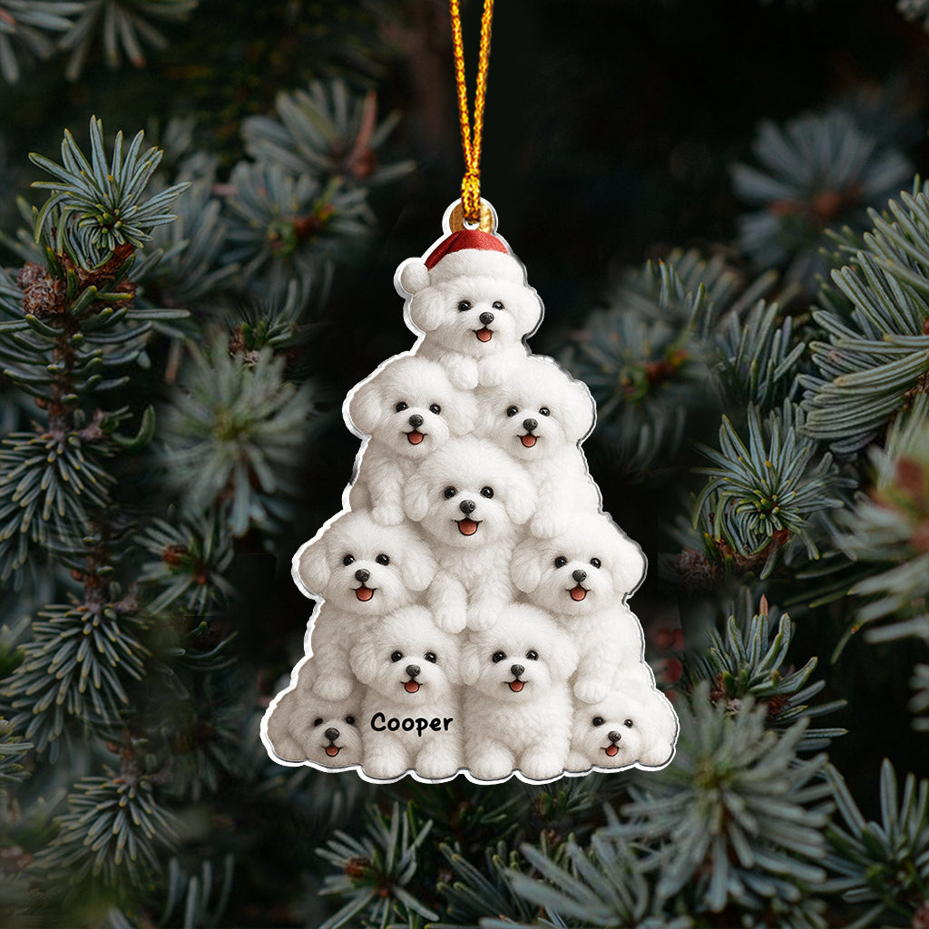 Christmas Dog - Personalized Dog Ornament