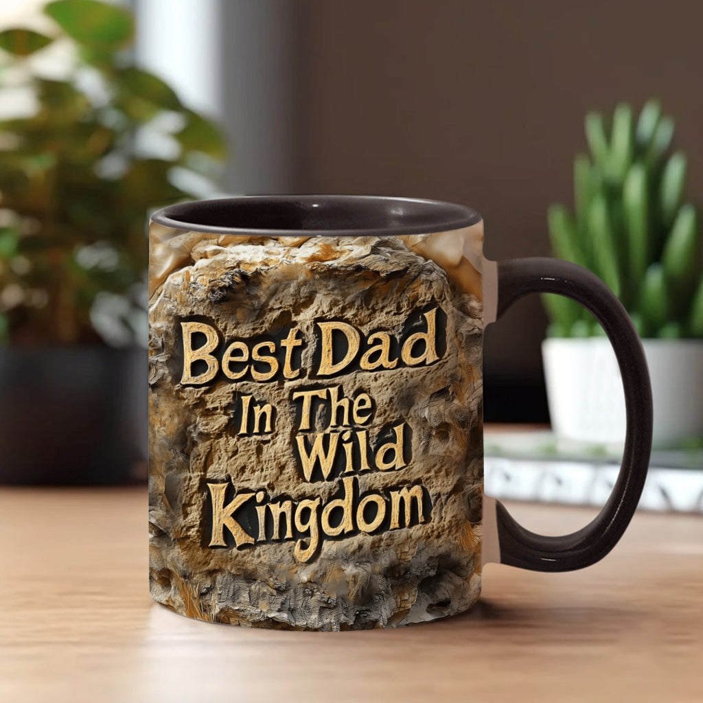 Papa Lion - Personalized Father Accent Mug
