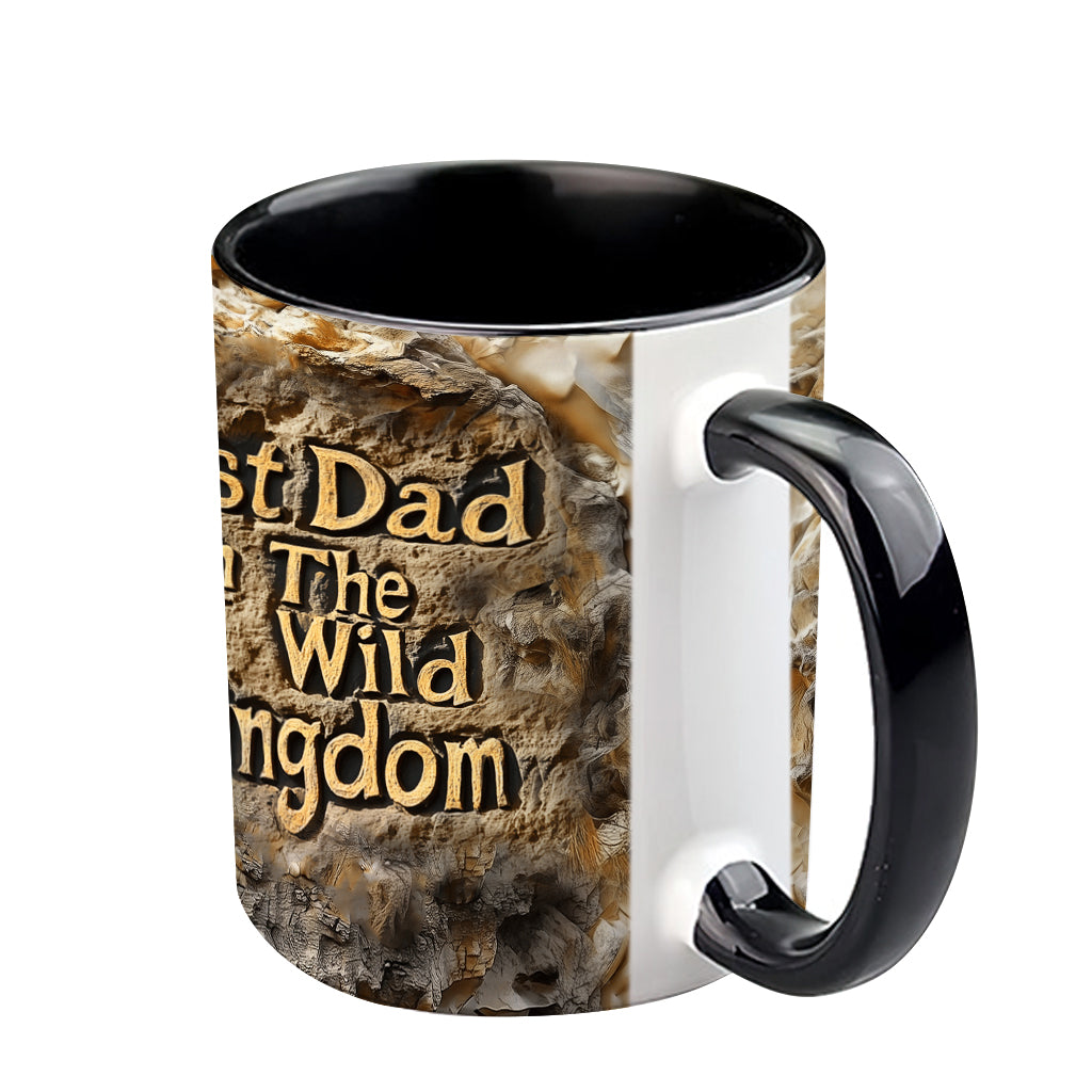 Papa Lion - Personalized Father Accent Mug