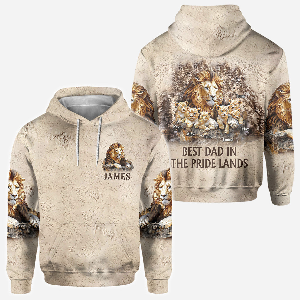 Strong Papa - Personalized Father All Over Shirt