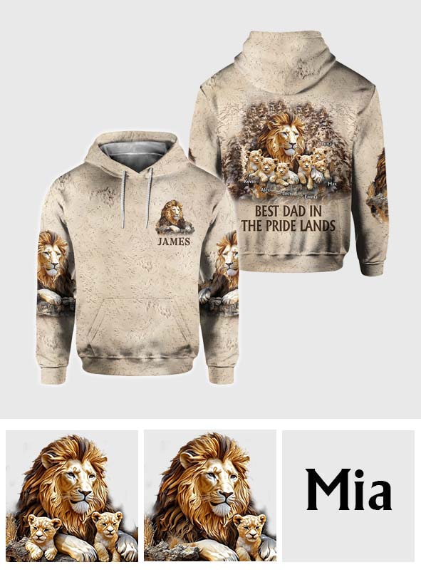 Strong Papa - Personalized Father All Over Shirt