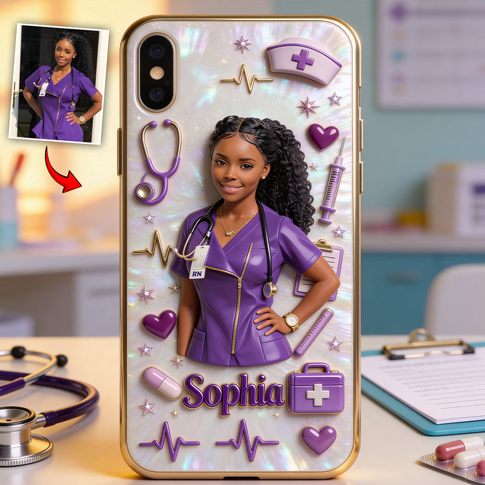 Medical Nurse - Personalized Nurse Full Print Phone Case