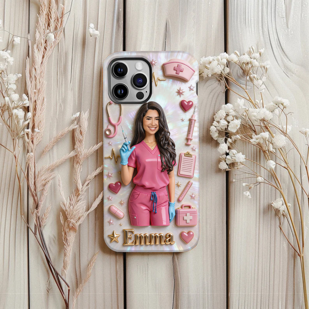 Medical Nurse - Personalized Nurse Full Print Phone Case