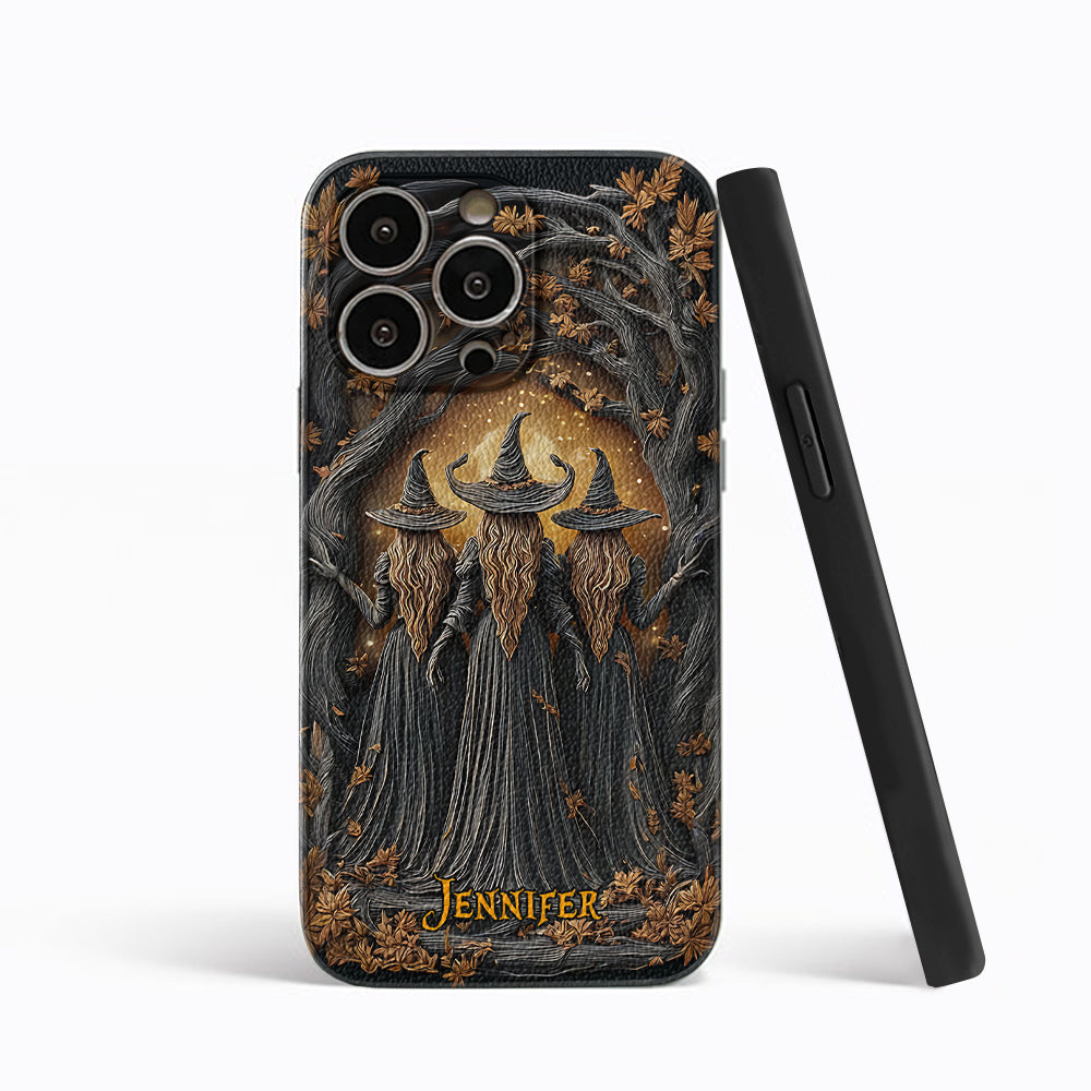 Best Witches - Personalized Witch Leather Phone Case