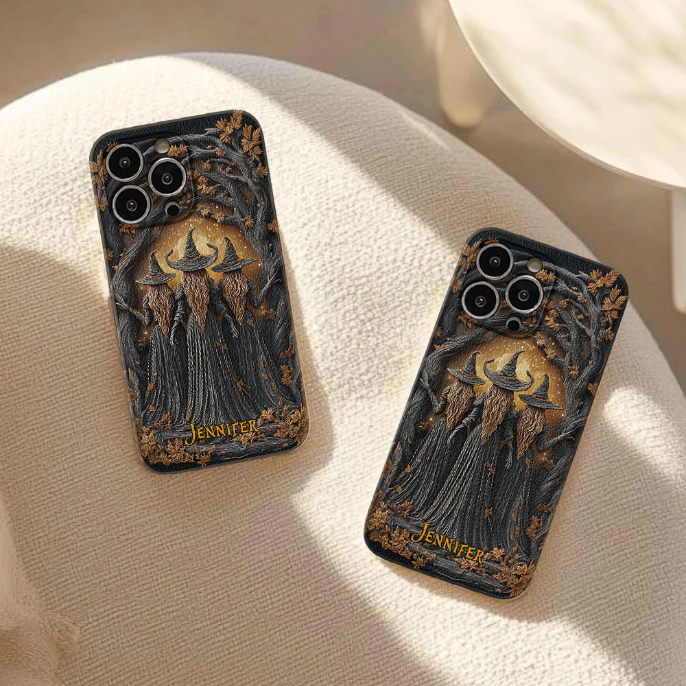 Best Witches - Personalized Witch Leather Phone Case