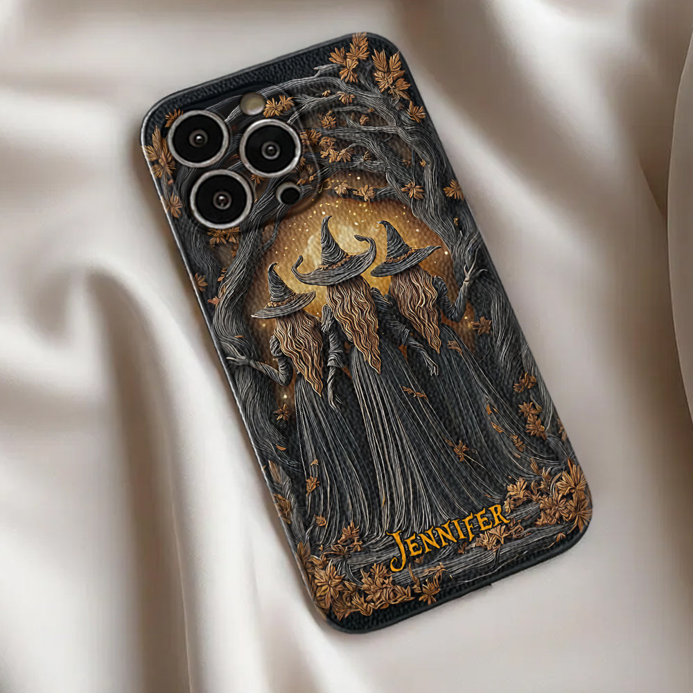 Best Witches - Personalized Witch Leather Phone Case