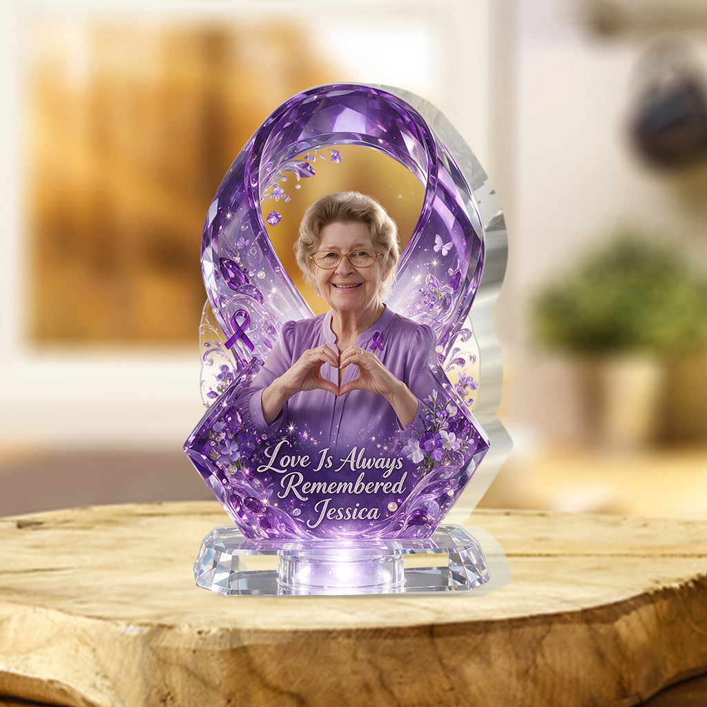 Every Memory Matters - Personalized Alzheimer Awareness Custom Shaped Acrylic Plaque