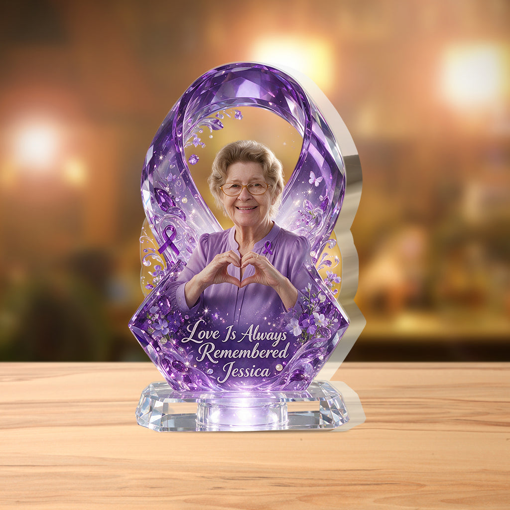 Every Memory Matters - Personalized Alzheimer Awareness Custom Shaped Acrylic Plaque