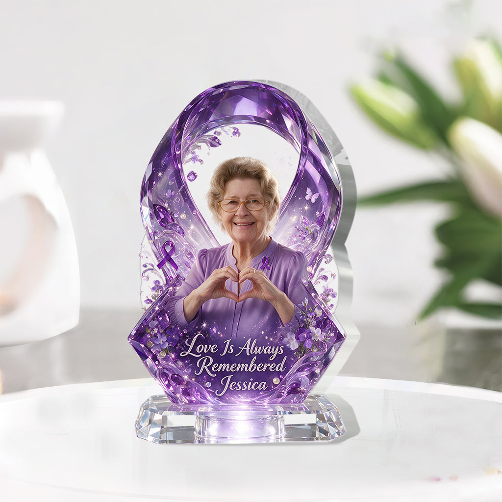 Every Memory Matters - Personalized Alzheimer Awareness Custom Shaped Acrylic Plaque