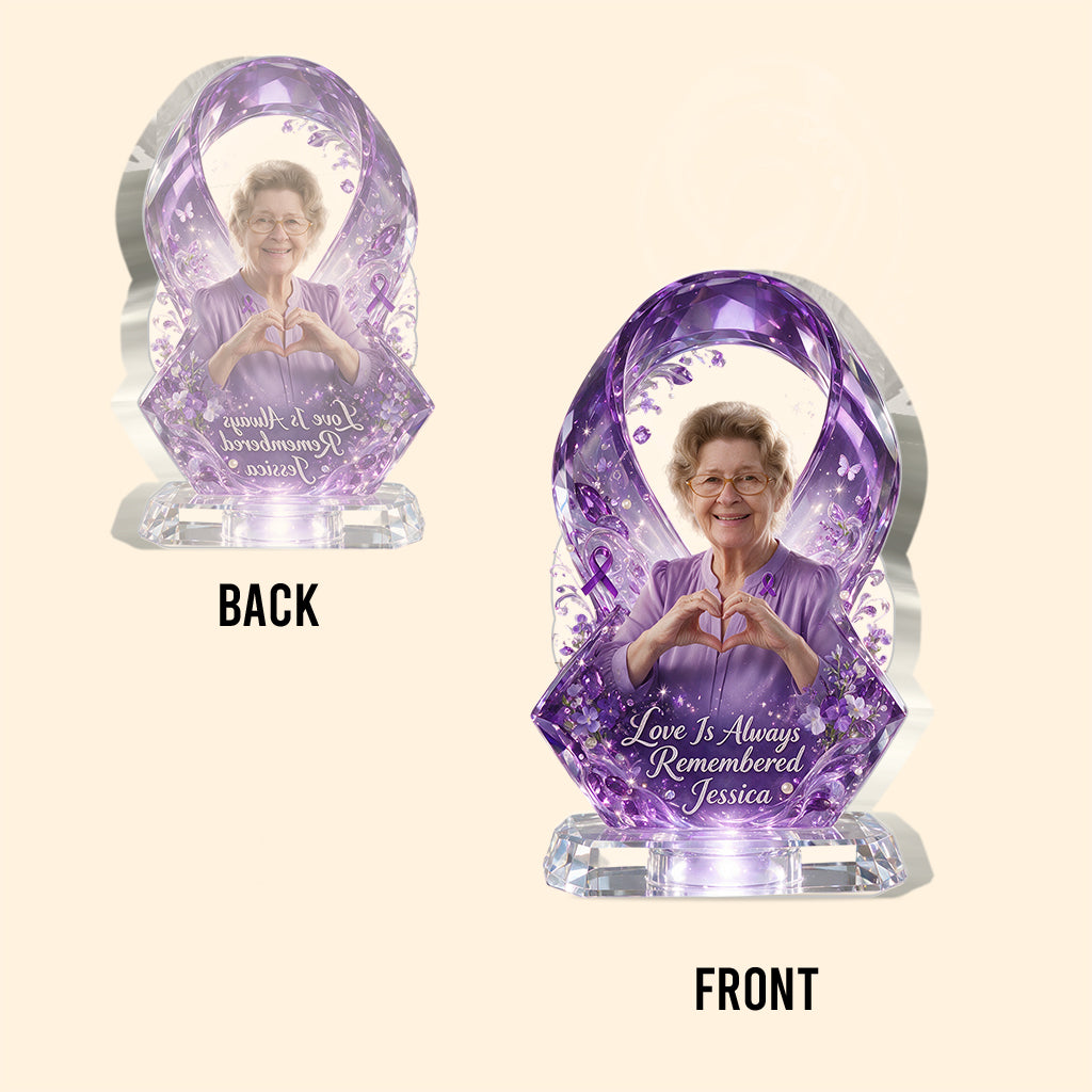 Every Memory Matters - Personalized Alzheimer Awareness Custom Shaped Acrylic Plaque