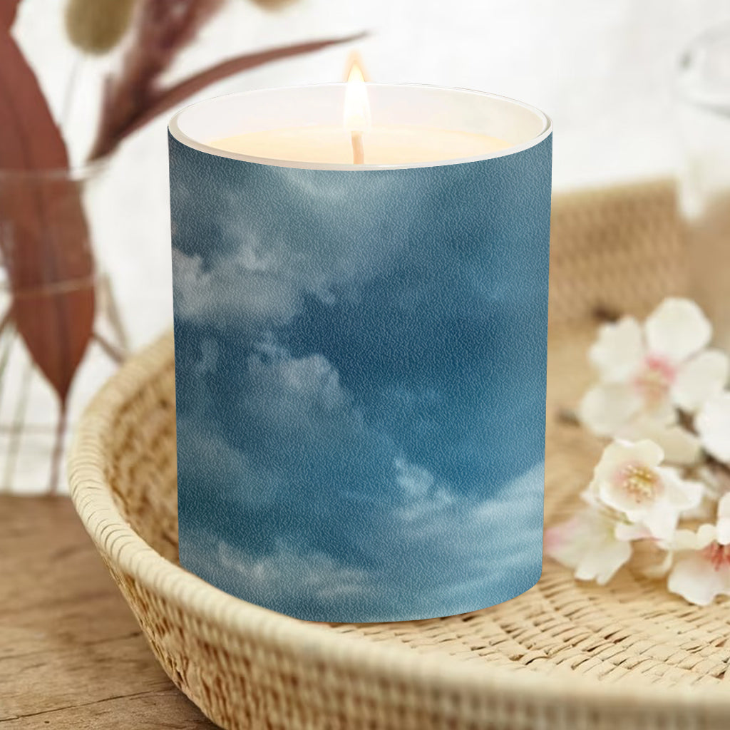 Jesus Prayer Novelty gift - Personalized Christian Candle With Wooden Lid