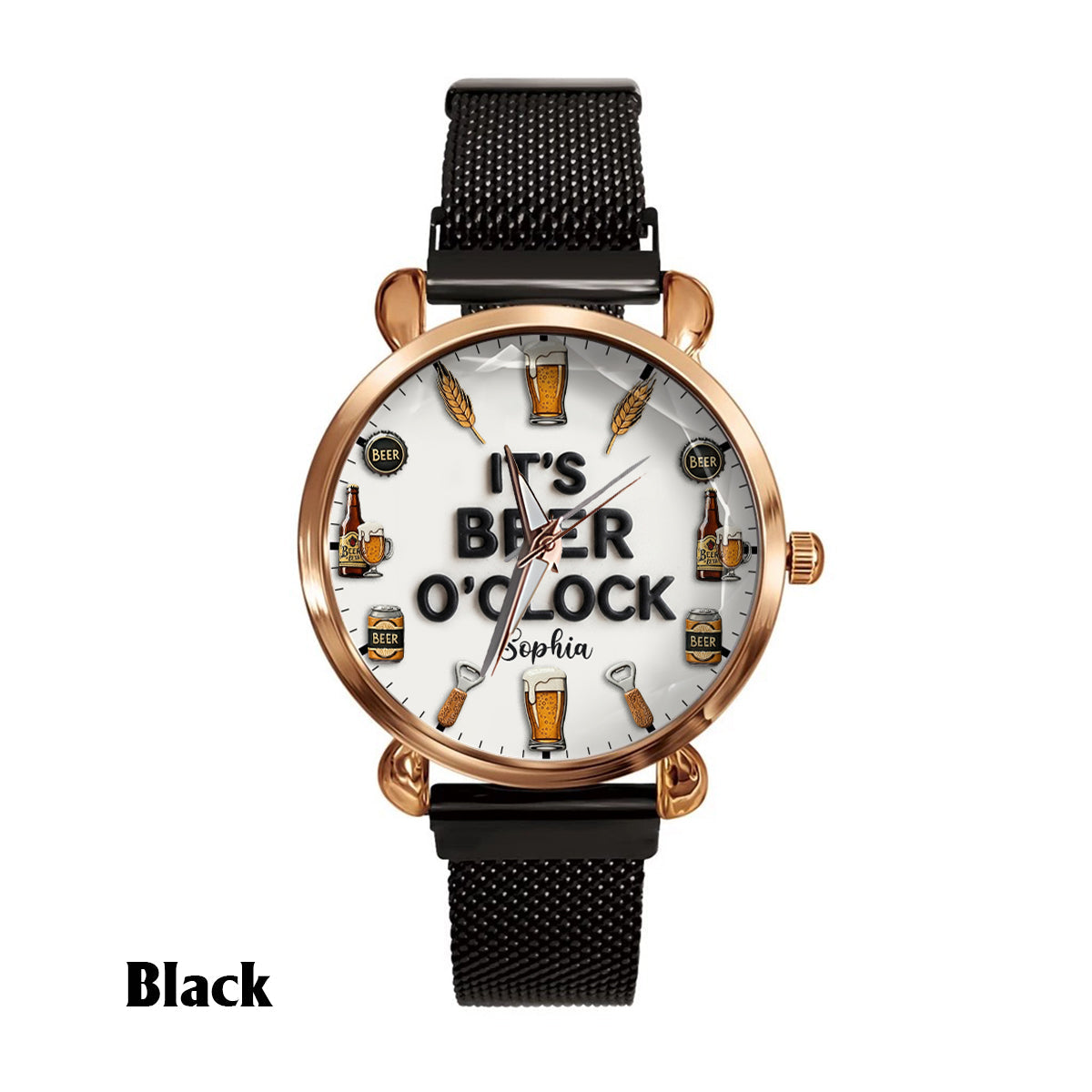 It's Beer Time - Personalized Beer Women Hand Watch