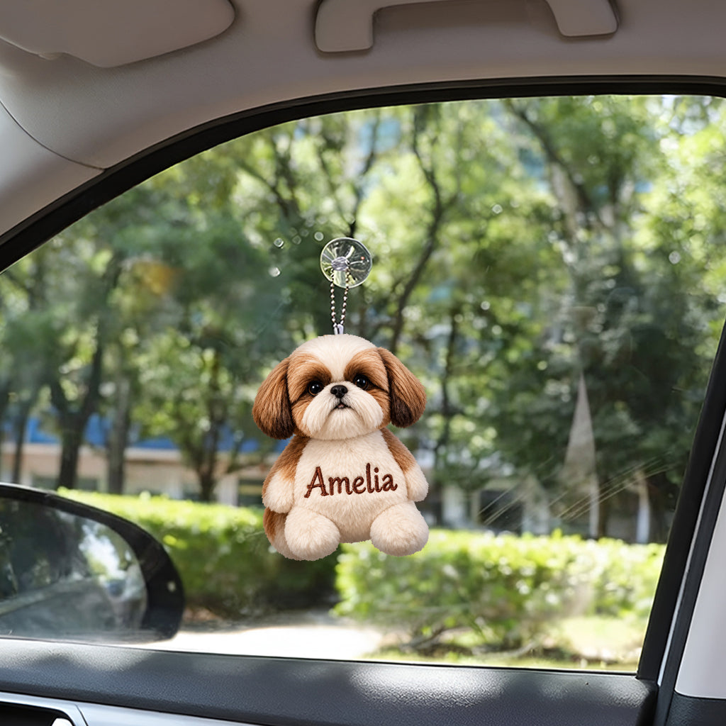 Halloween Dog Mom - Personalized Dog Tumbler With Plush Charm