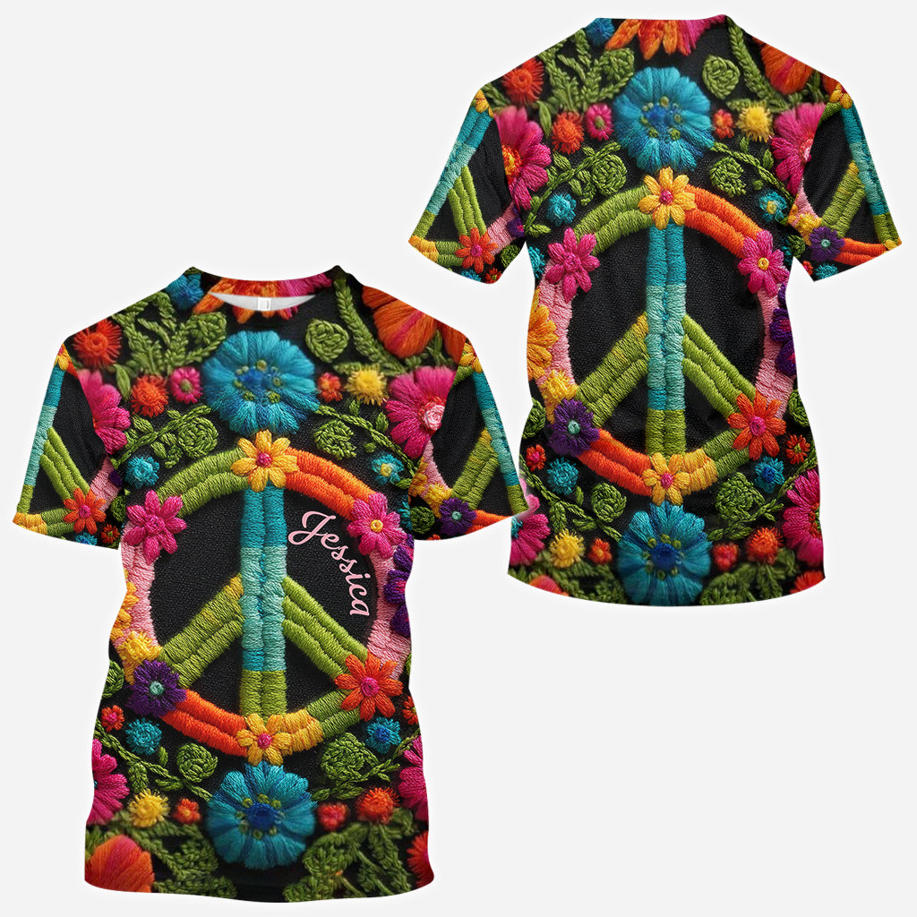 Hippie Soul - Personalized Hippie All Over Shirt