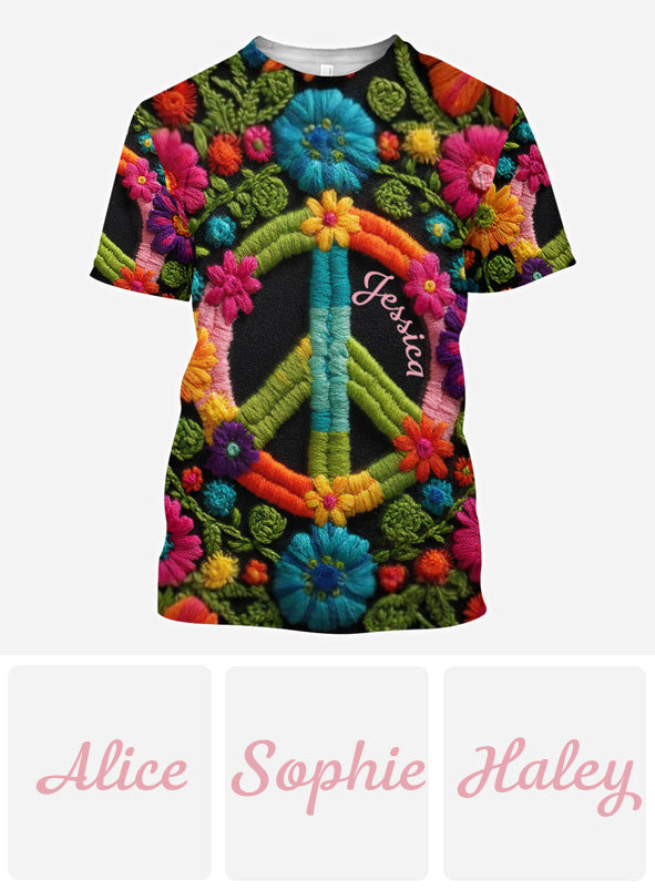 Hippie Soul - Personalized Hippie All Over Shirt