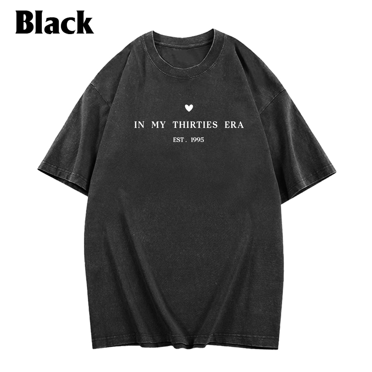 Birthday Gift - Personalized Birthday Washed T-Shirt