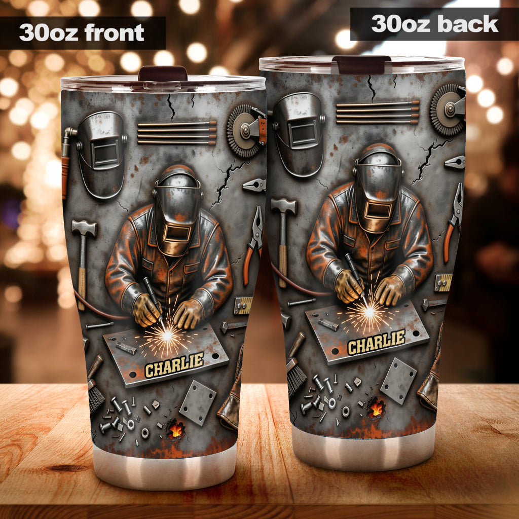 Strong Welder - Personalized Welder Tumbler