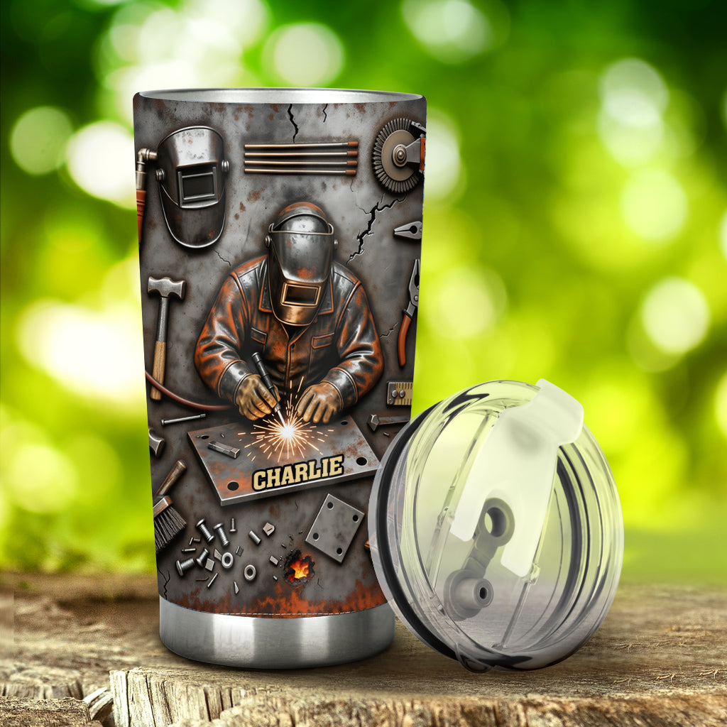 Strong Welder - Personalized Welder Tumbler