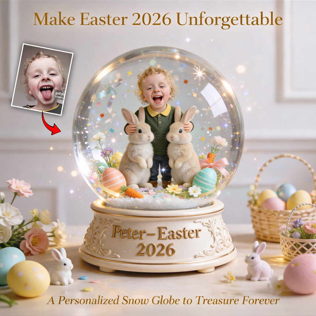 Easter Day Decoration - Personalized Kid Custom Shaped Acrylic Plaque